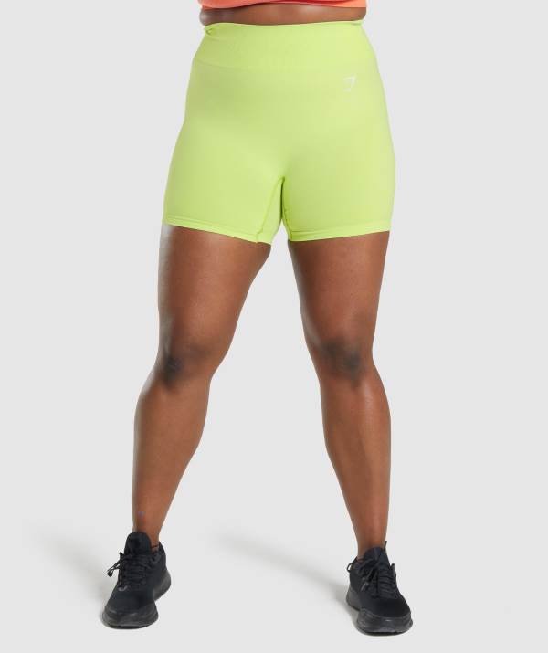 Damske Šortky Gymshark Vital Seamless 2.0 Žlté | NI8591437